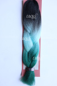 Kanekalon  Jumbo largo 24 color 1B/menta/Lmenta Kanekalon  Jumbo largo 24 color 1B/menta/Lmenta