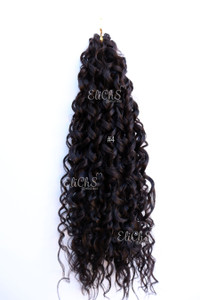Cabello para trenzas o crochet Jess color #4 Castaño oscuro