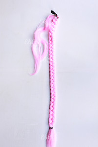 Coleta de trenza Largo 30 color Rosado