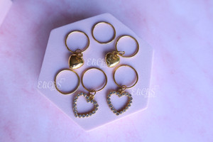 Accesorio para cabello Aros Corazones Accesorio para cabello Aros Corazones
