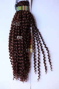 Cabello Para Crochet y para trenzas Jerry Curl Color #30 Cabello Para Crochet y para trenzas Jerry Curl Color #30