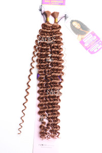 Cabello para trenzas de seda  deep Bulk largo 24 color 30 Cabello para trenzas de seda  deep Bulk largo 24 color 30