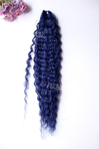 Cabello para trenzas y para Crochet Ariel Largo 22 color azul marino