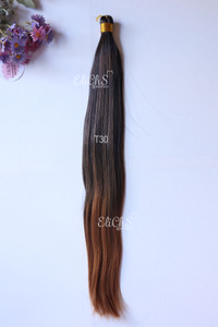 Cabello para trenzas de seda Bone largo 24 color 1B/30