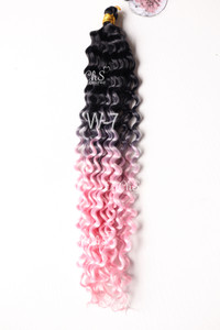 Cabello Para trenzas y Crochet Water Wave  largo 14 Color W-7 Cabello Para trenzas y Crochet Water Wave  largo 14 Color W-7