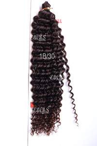 Cabello para trenzas y para crochet Dom deep wave Largo 22 color 1B30 Cabello para trenzas y para crochet Dom deep wave Largo 22 color 1B30