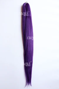 Cabello para trenzas Kanakekalon Premium Largo 26 color Morado