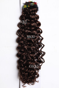 Cabello Bohemian largo 24 color M430 Castaños oscuro con cobre Cabello Bohemian largo 24 color M430 Castaños oscuro con cobre