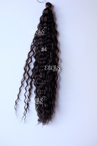 Cabello para trenzas y para Crochet Ariel Largo 22 color 4 Castaño oscuro Cabello para trenzas y para Crochet Ariel Largo 22 color 4 Castaño oscuro