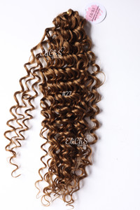 Cabello para crochet Orgánico de Bio proteina Bounce curl color #27 Cabello para crochet Orgánico de Bio proteina Bounce curl color #27