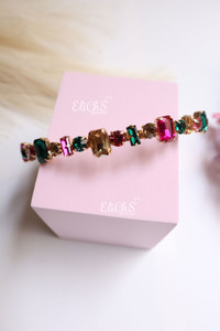 Diadema de piedras de colores Diadema de piedras de colores