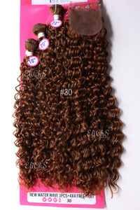 Cabello seminatural 4 piezas New water Color 30 Cabello seminatural 4 piezas New water Color 30