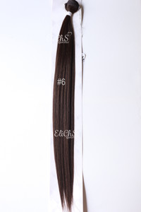 Cabello de seda/seminatural Largo 30 pulgadas color #6 Castaño Cabello de seda/seminatural Largo 30 pulgadas color #6 Castaño