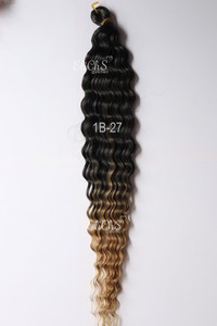 Cabello para crochet o para trenzas D curl Largo 24 color 1B27 Cabello para crochet o para trenzas D curl Largo 24 color 1B27
