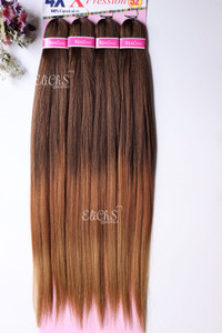 Cabello para trenzas Kanekalon premium 4 piezas  Largo 26 color #23027