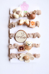 Set de scrunchies 5 piezas 7356 Smile