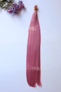 Cabello para trenzas de seda Bone largo 24 pulgadas color oro rosa