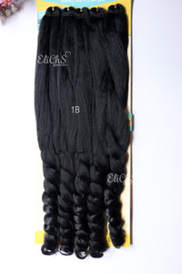 Cabello para trenzas 5x boho Color #4 castaño oscuro Largo 26 pulgadas