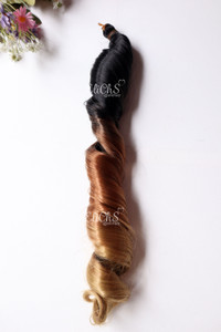 Cabello para trenzas French Spiral  Largo 24 Color 1b/30/27
