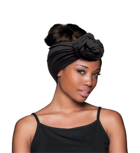 Turbante color negro