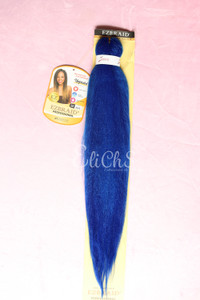 Cabello kanekalon premium Largo 26 Color Blue Cabello kanekalon premium Largo 26 Color Blue