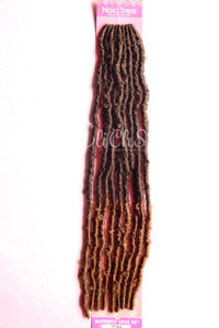 Cabello para crochet Butterfly locs Largo 30 color 1B30