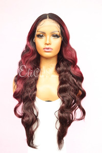 Peluca Lacefront HD de Seda Karri color Cherry Peluca Lacefront HD de Seda Karri color Cherry