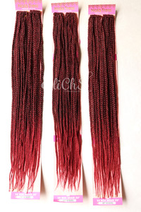 Cabello para Crochet Box Braid Largo 32 pulgadas Color 1BBG