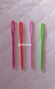 Aguja plastica Set de 4 agujas Aguja plastica Set de 4 agujas
