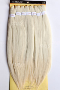 Cabello para trenzas Kanekalon premium 7 piezas  Largo 26 color 613 Cabello para trenzas Kanekalon premium 7 piezas  Largo 26 color 613