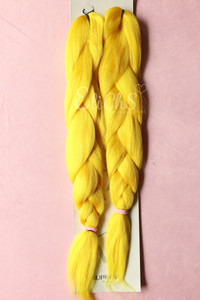 Cabello kanekalon premium Largo 24 color Amarillo Cabello kanekalon premium Largo 24 color Amarillo