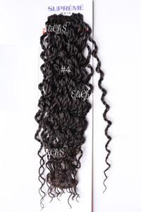 Cabello para Crochet Twist Largo 14 Color 4 Castaño Oscuro Cabello para Crochet Twist Largo 14 Color 4 Castaño Oscuro