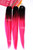 Cabello para trenzas kanekalon Premium Black hotpink