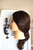 Cabezote de cabello Natural con soporte