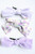 Set de 3 lazos de tela #7525 color morado