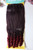 Cabello para trenzas 5x boho Color #1BBG negro con borgonia Largo 26 pulgadas