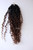 Cabello para crochet  River Locs Color 1B430 Negro con castaños   largo 18 pulgadas
