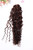 Cabello para crochet Orgánico de Bio proteina AIR curl color #8 Castaño