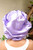 Gorro de Saten con banda ancha color Lila