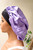 Gorro de Saten con banda ancha color Lila
