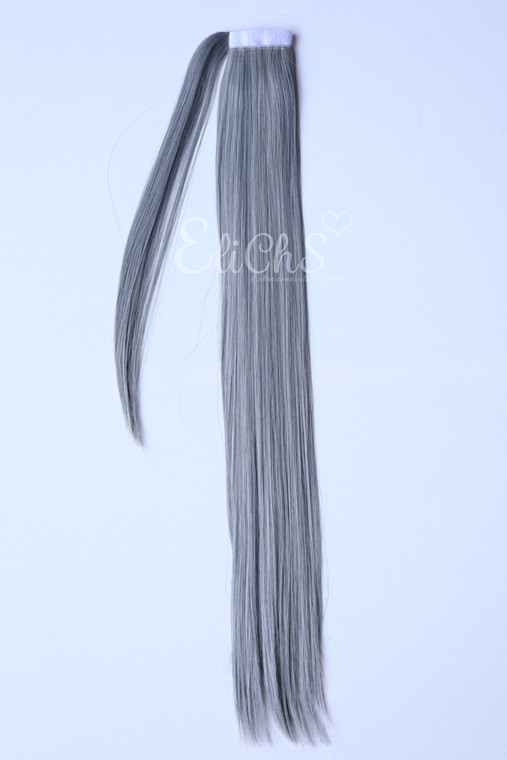 Cola de seda Lacia Largo 34 pulgadas color ICY