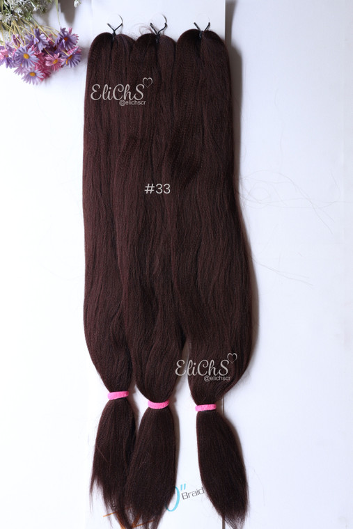 Cabello para Trenzas kanekalon premium largo 30 Color 33