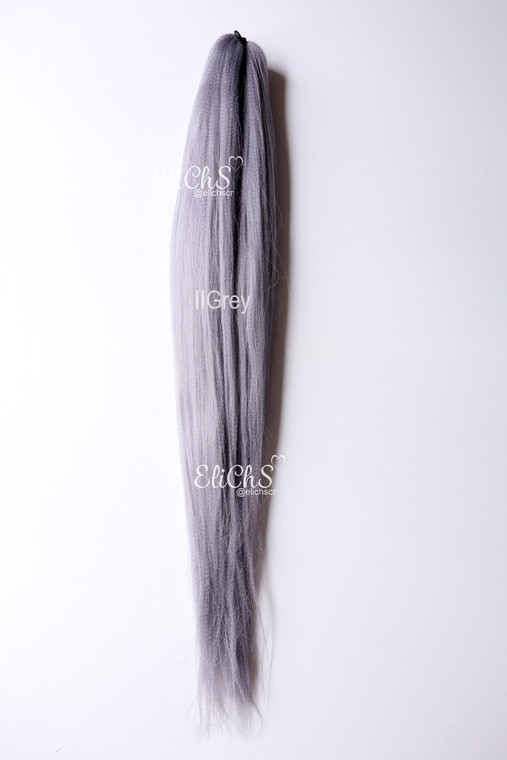 Cabello para trenzas Kanakekalon Premium Largo 26 color Gris