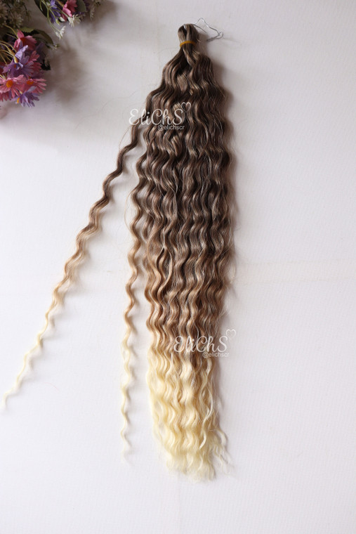 Cabello para trenzas y para Crochet Ariel Largo 22 color 4-27-613