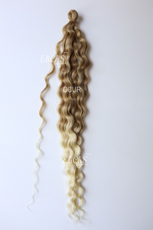 Cabello para crochet o para trenzas D curl Largo 24 color 27/613