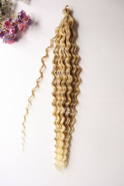 Cabello para crochet o para trenzas D curl Largo 24 color 27/613