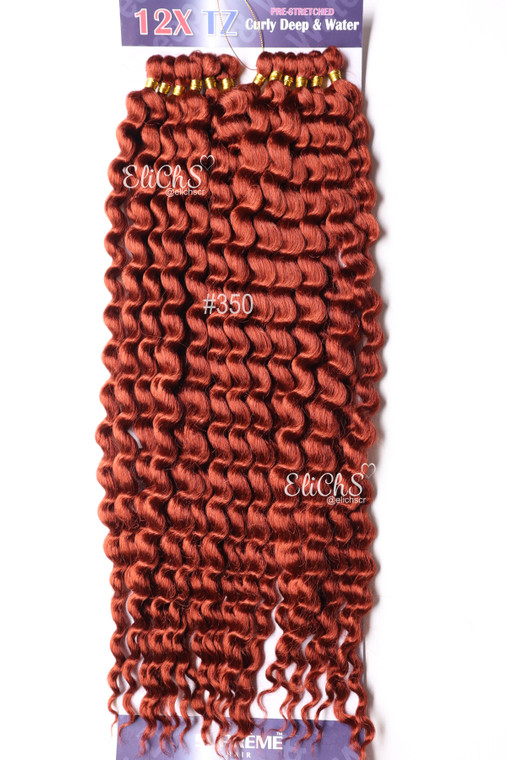 Cabello para trenzas Kanekalon 12x deep water Color #350 Largo 26 pulgadas