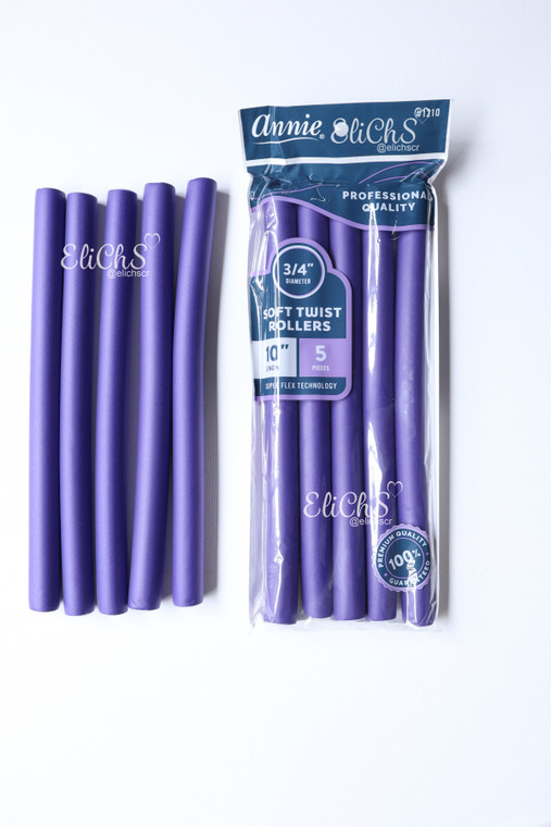 Rulos flexibles tamaño 3/4  paquete con 6 unidades