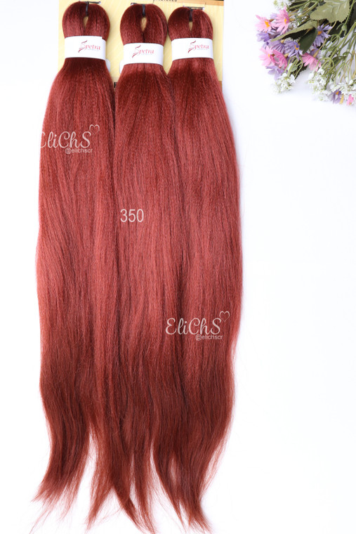 Cabello para trenzas 3 piezas largo 26 color #350