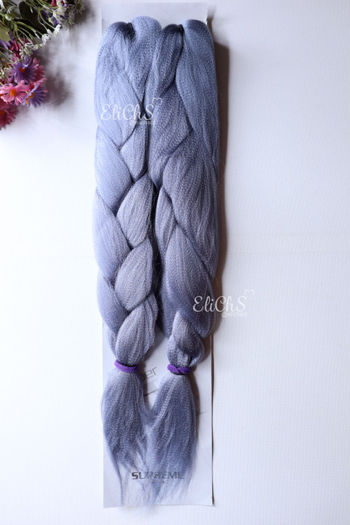 Cabello kanekalon premium color PSBLUE Largo 24